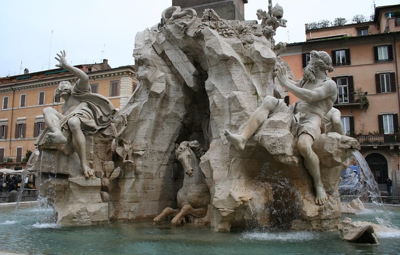 Fonte da Piazza Navona em Roma Fonte da Piazza Navona em Roma