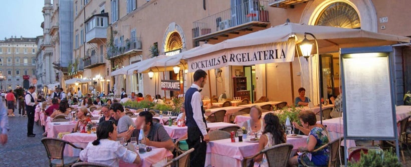 Restaurantes na Piazza Navona em Roma Restaurantes na Piazza Navona em Roma