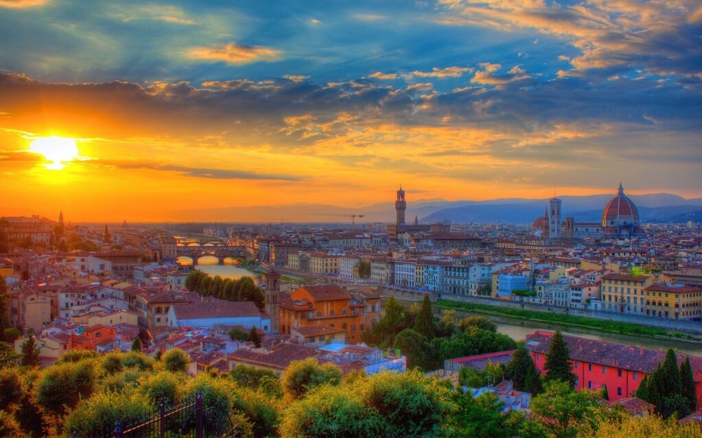 Piazzale Michelangelo em Florença Piazzale Michelangelo em Florença