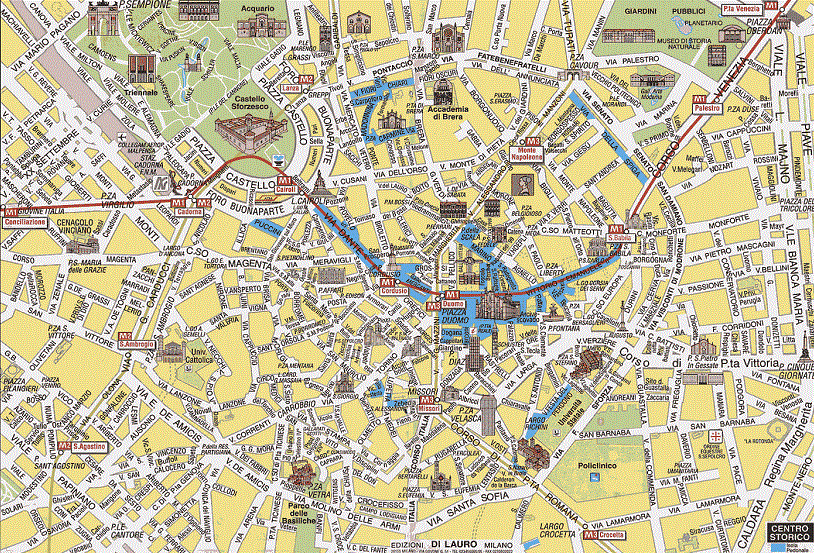 pontos turísticos milão mapa Mapa Turistico De Milao 2020 Dicas Incriveis pontos turísticos milão mapa