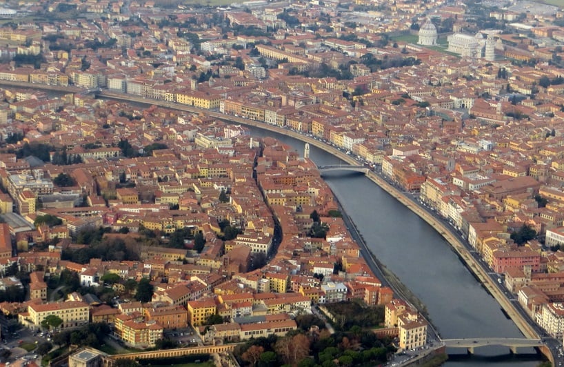 Principais pontos turísticos em Pisa Principais pontos turísticos em Pisa