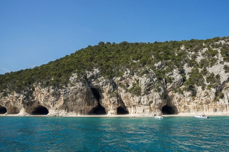 Golfo de Orosei em Sardenha na Itália Golfo de Orosei em Sardenha na Itália