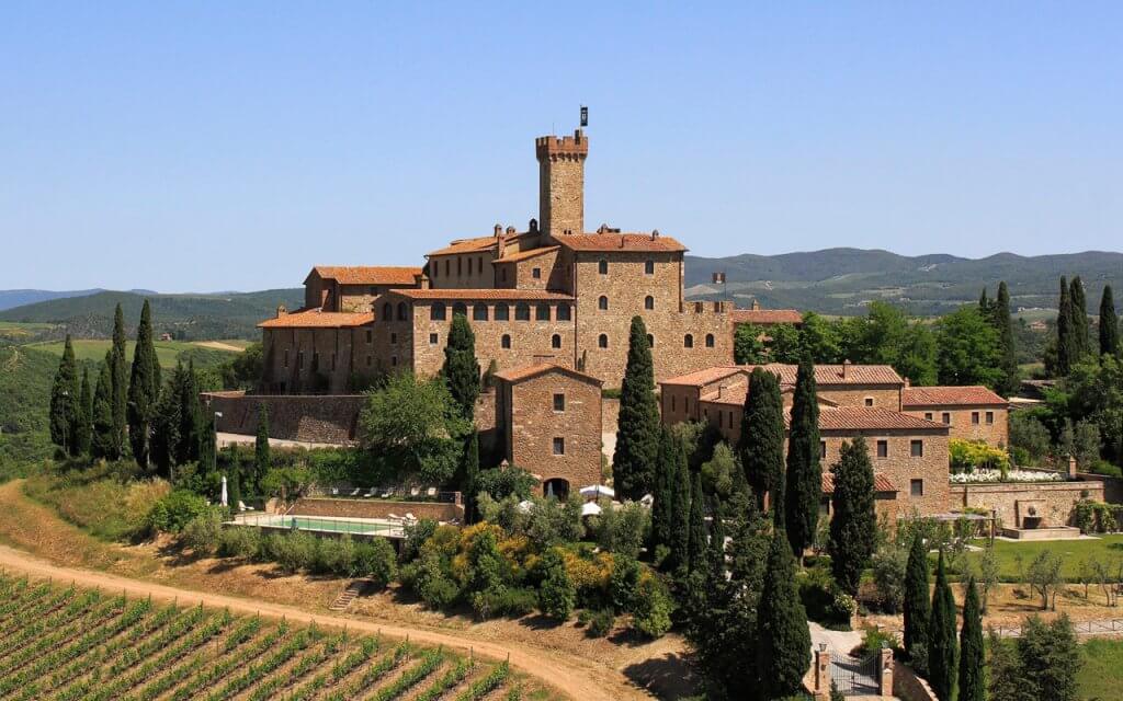 Castello Banfi em Montalciano Castello Banfi em Montalciano