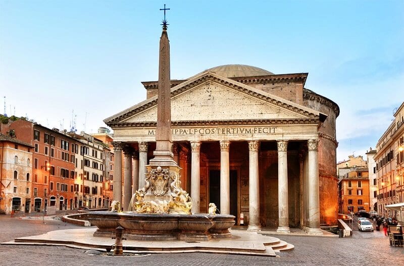 Piazza della Rotonda em Roma na Itália Piazza della Rotonda em Roma na Itália