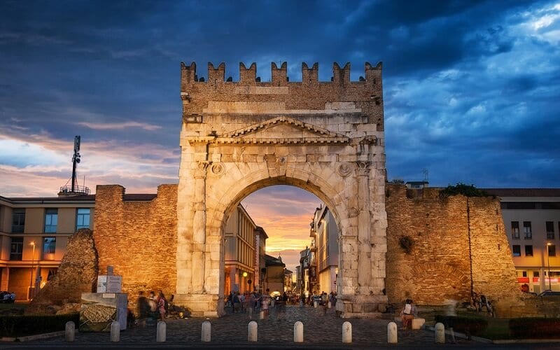 Arco de Augusto em Rimini Arco de Augusto em Rimini