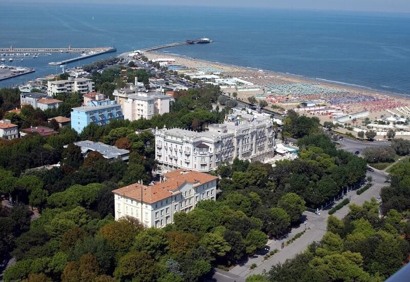 Vista de parte da cidade de Rimini Vista de parte da cidade de Rimini