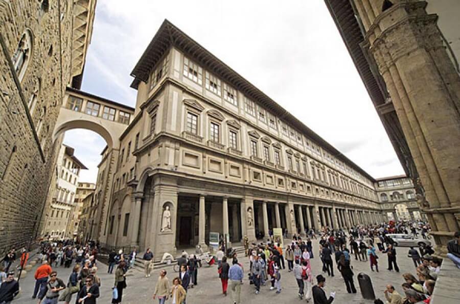 Galeria Uffizi em Florença Galeria Uffizi em Florença