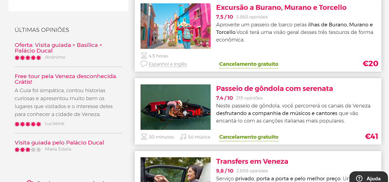Civitatis para ingressos em Veneza Civitatis para ingressos em Veneza