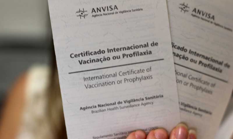 Certificado de vacinação para ir para a Itália Certificado de vacinação para ir para a Itália