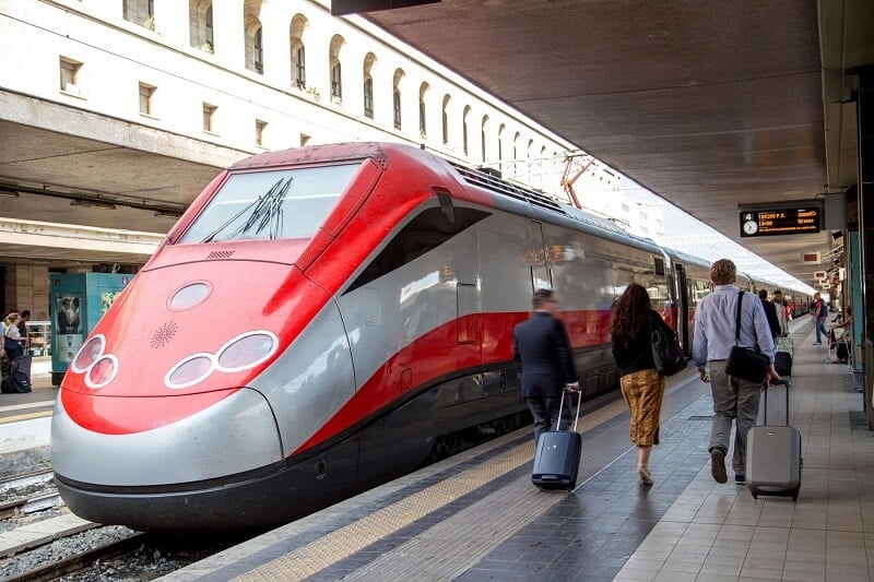 Estação de trem em Roma Estação de trem em Roma