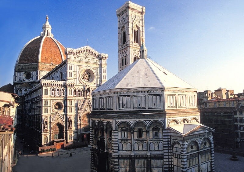 Piazza del Duomo em Florença na Toscana Piazza del Duomo em Florença na Toscana