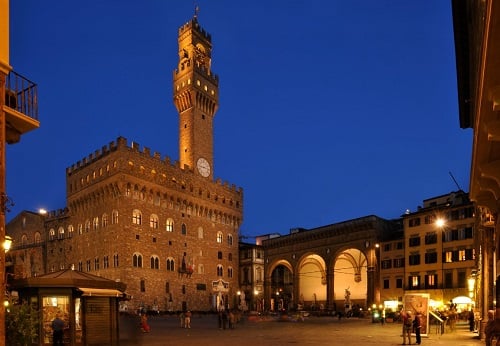 Piazza della Signoria em Florença na Toscana Piazza della Signoria em Florença na Toscana