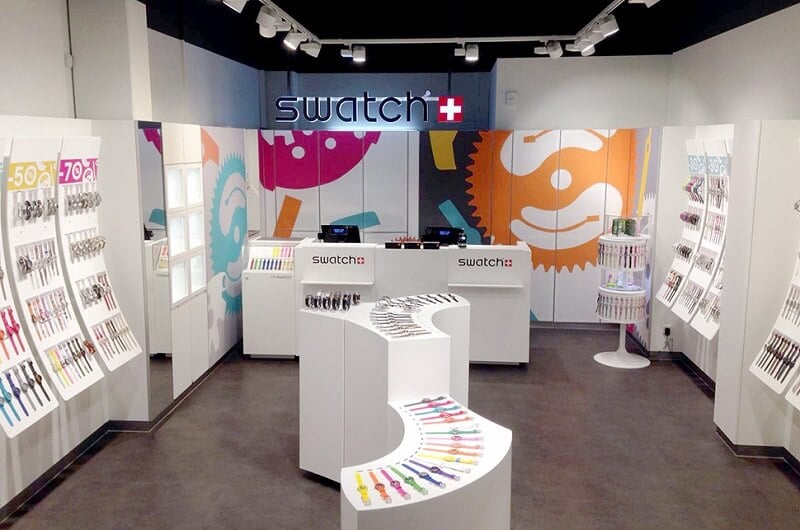 Loja Swatch na Piazza San Giovanni Loja Swatch na Piazza San Giovanni