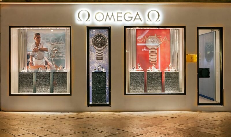 Loja da Omega em Veneza Loja da Omega em Veneza
