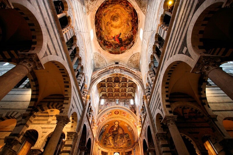Teto da Catedral de Pisa Teto da Catedral de Pisa