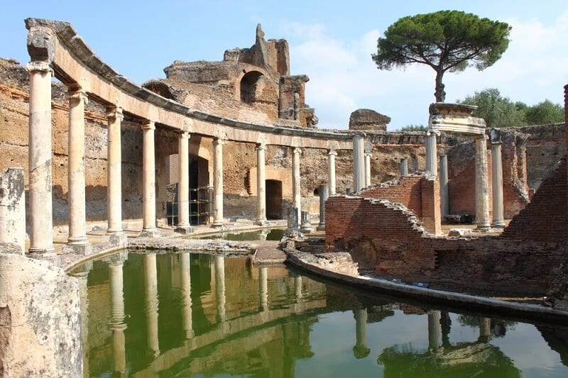 Villa Adriana em Tivoli Villa Adriana em Tivoli