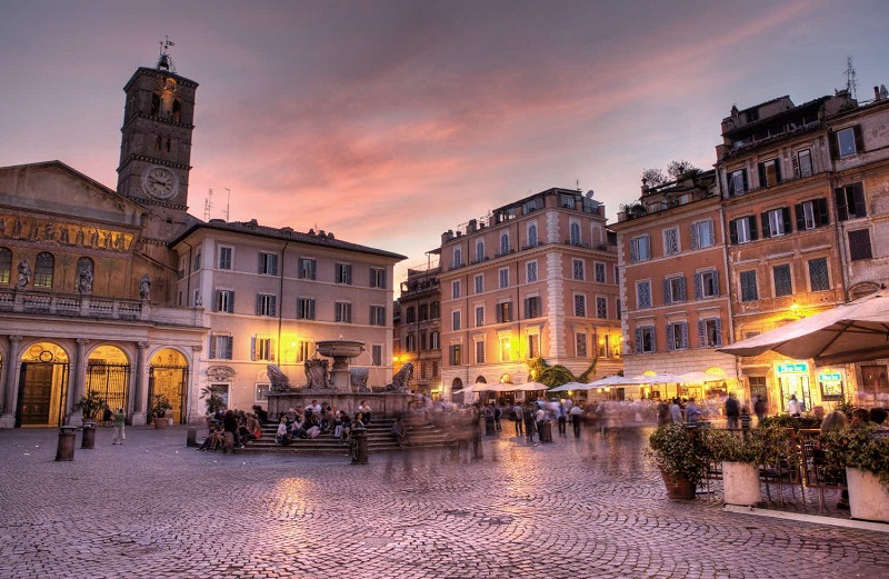 Bairro Trastevere em Roma Bairro Trastevere em Roma